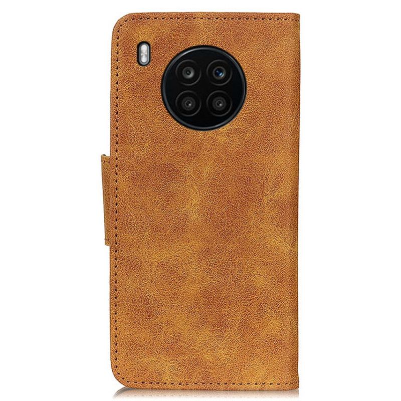 Flip Cover Huawei Nova 8i / Honor 50 Lite Læder Cover Vintage Magnetklap