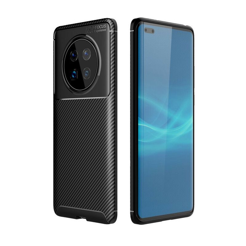 Cover Huawei Mate 40 Pro Fleksibel Kulfibertekstur