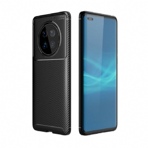 Cover Huawei Mate 40 Pro Fleksibel Kulfibertekstur