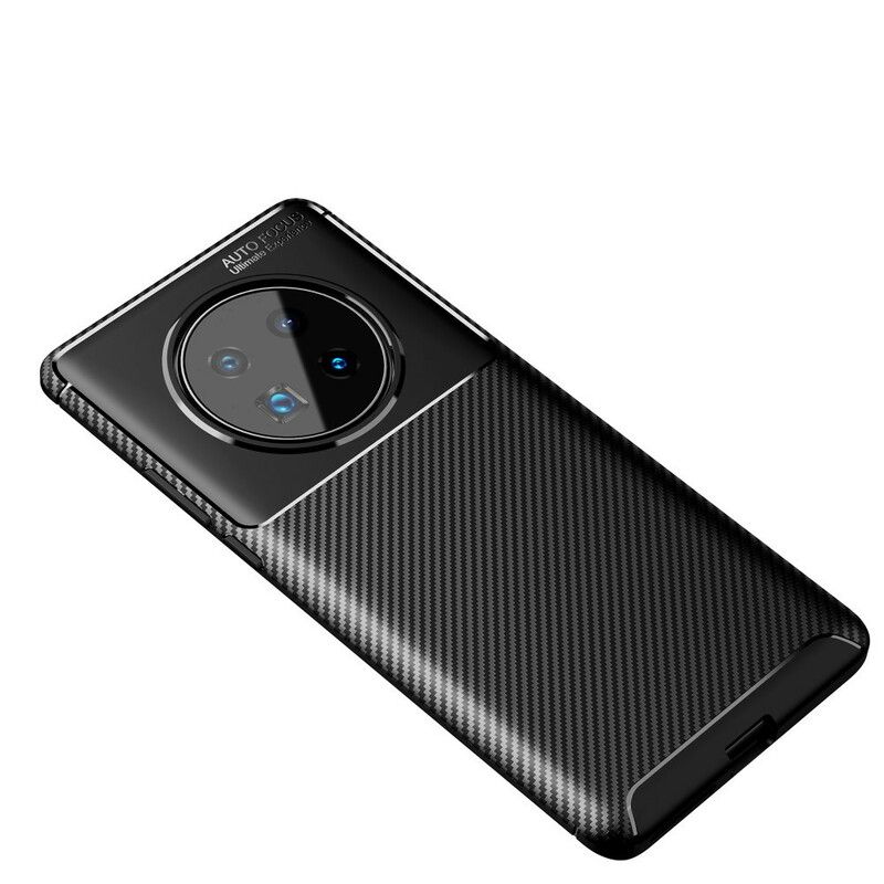 Cover Huawei Mate 40 Pro Fleksibel Kulfibertekstur