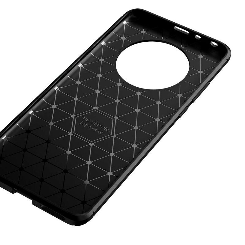 Cover Huawei Mate 40 Pro Fleksibel Kulfibertekstur