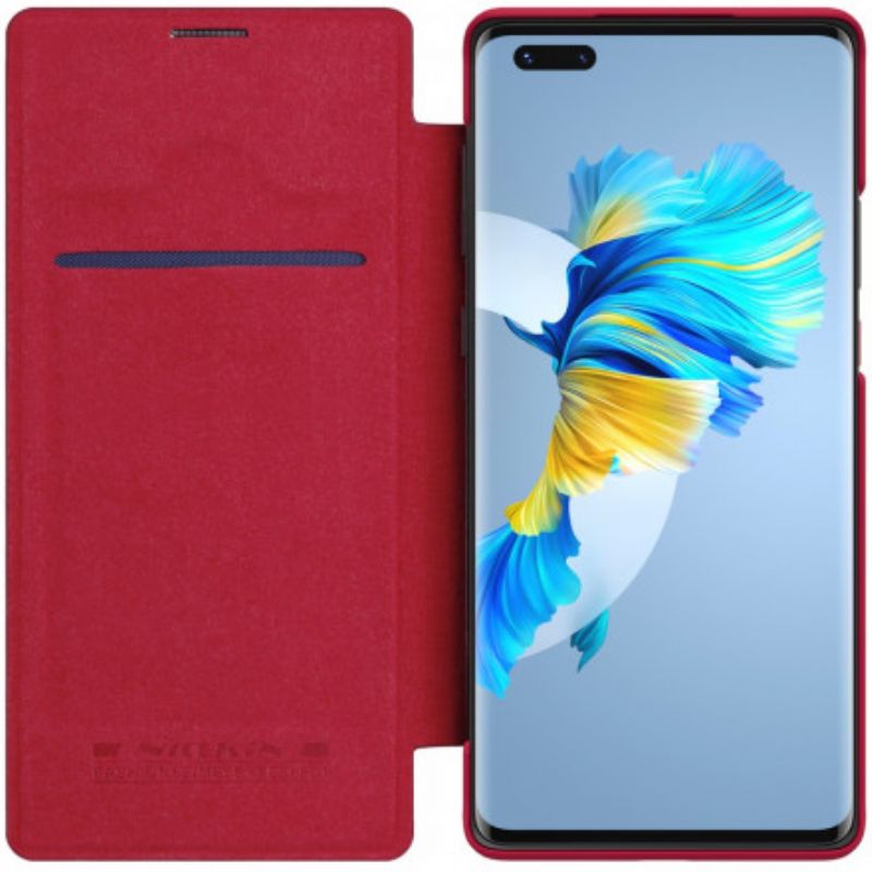 Cover Huawei Mate 40 Pro Flip Cover Qin-serien Nillkin