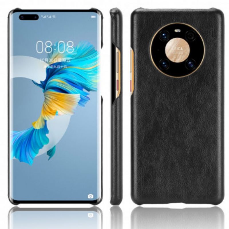 Cover Huawei Mate 40 Pro Litchi-lædereffekt