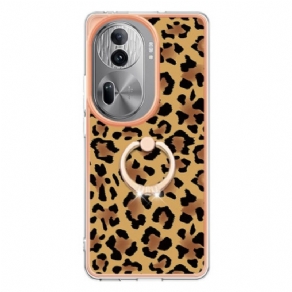 Cover Til Oppo Reno 11 Pro 5g Leopardmønsterstøttering