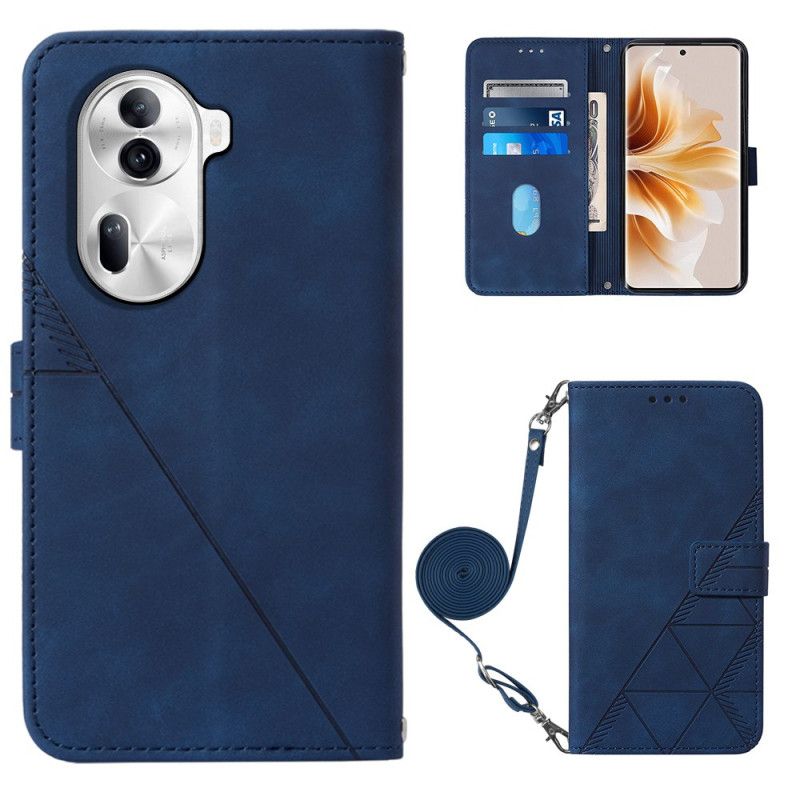 Flip Cover Oppo Reno 11 Pro 5g Skuldertrekanter