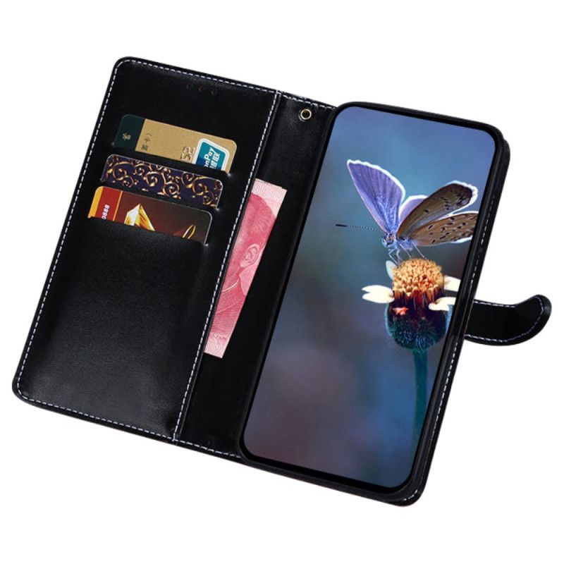 Læder Cover Oppo Reno 11 Pro 5g Telefon Etui Idewei Krokodillestil