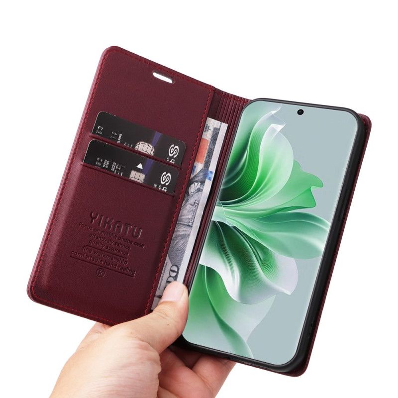 Læder Cover Oppo Reno 11 Pro 5g Telefon Etui Yikatu