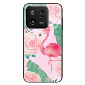 Cover Xiaomi 13 Pro Flamingo Hærdet Glas