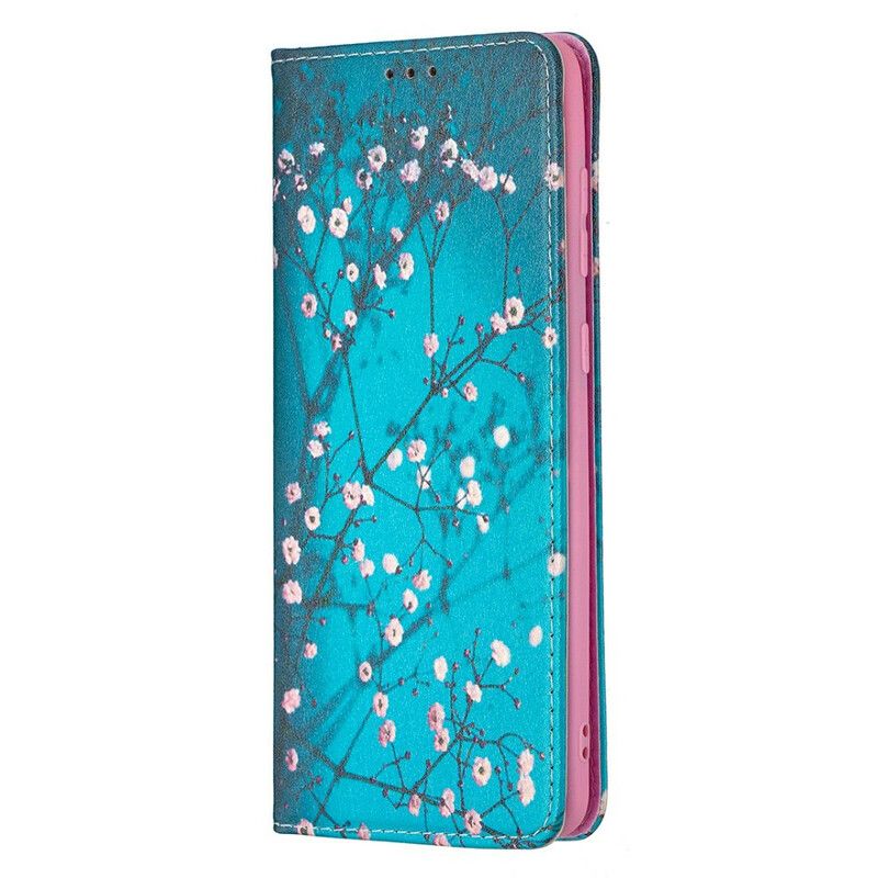 Cover Samsung Galaxy A21s Flip Cover Blomstrende Grene