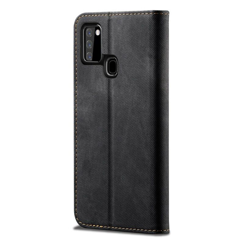 Cover Samsung Galaxy A21s Flip Cover Denimstof