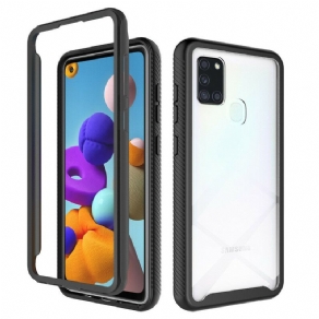 Cover Samsung Galaxy A21s Hybrid Silikonekantdesign