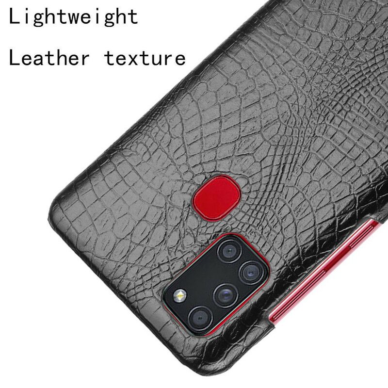 Cover Samsung Galaxy A21s Krokodillehudeffekt