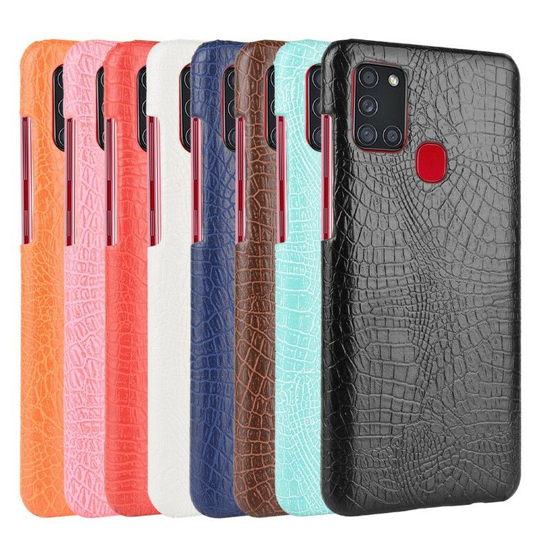 Cover Samsung Galaxy A21s Krokodillehudeffekt