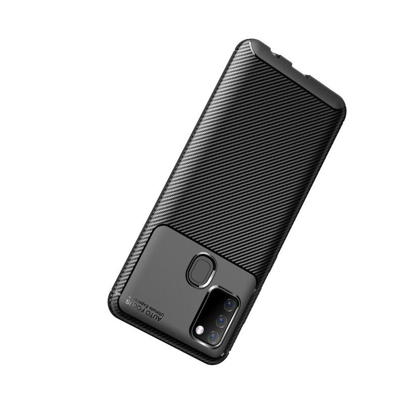 Cover Samsung Galaxy A21s Kulfiberslange