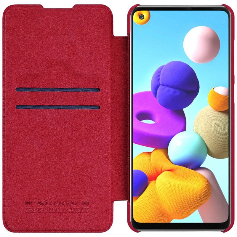 Cover Samsung Galaxy A21s Nillkin Qin-serien