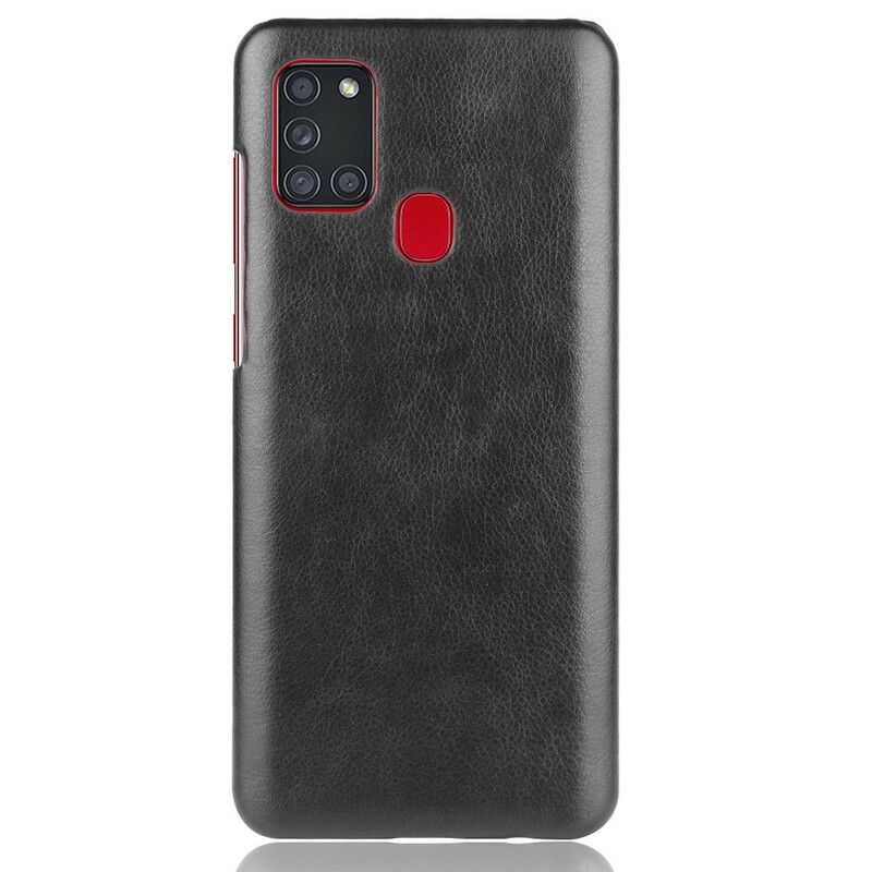 Cover Samsung Galaxy A21s Performance Litchi-lædereffekt