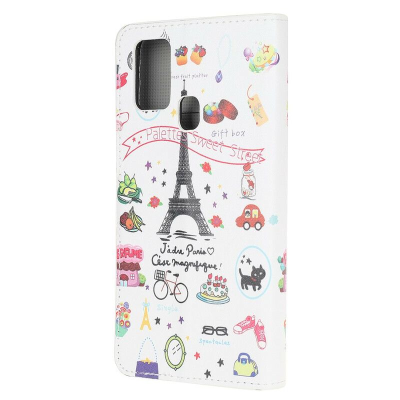 Flip Cover Samsung Galaxy A21s Jeg Elsker Paris