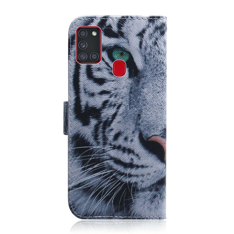 Flip Cover Samsung Galaxy A21s Tigeransigt