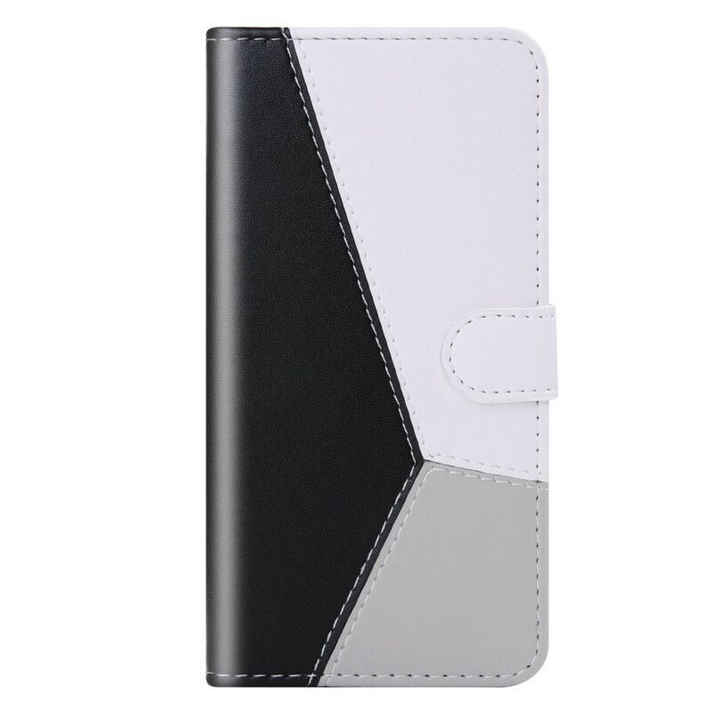 Flip Cover Samsung Galaxy A21s Tricolor Lædereffekt