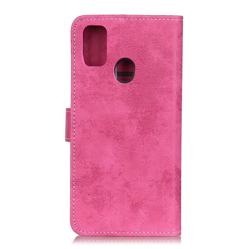 Læder Cover Samsung Galaxy A21s Vintage Kunstlæder