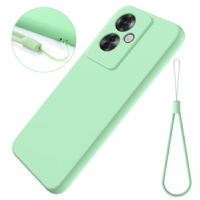 Cover Oppo Reno 11f 5g Flydende Silikone Strop