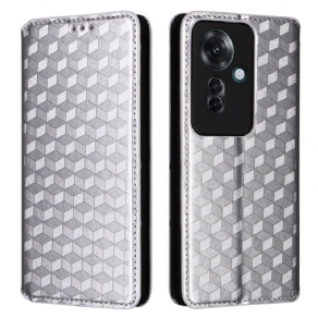 Flip Cover Oppo Reno 11f 5g Diamantmønster