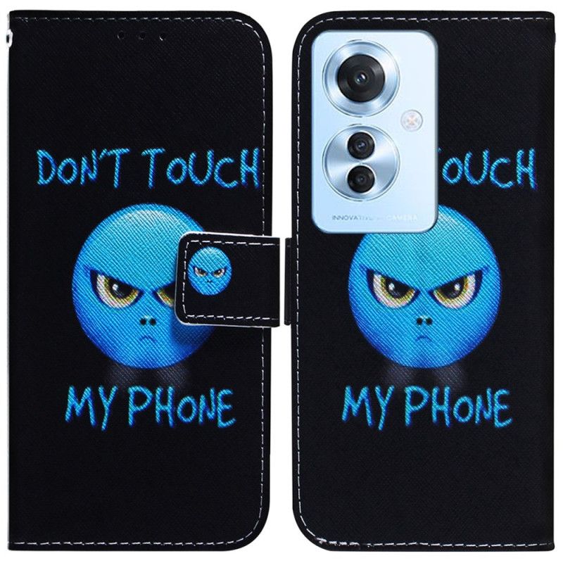 Flip Cover Oppo Reno 11f 5g Telefon Emoji