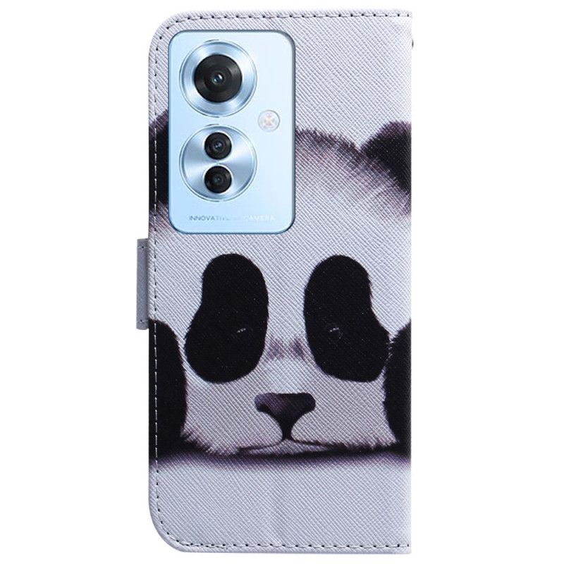 Flip Cover Til Oppo Reno 11f 5g Panda