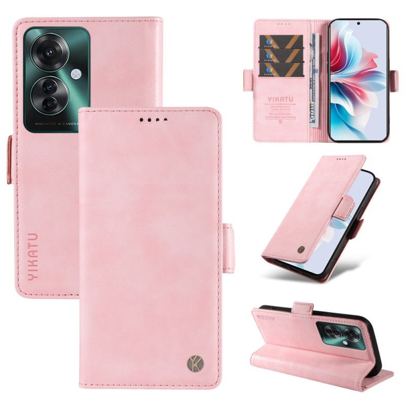 Læder Cover Oppo Reno 11f 5g Telefon Etui Yikatu