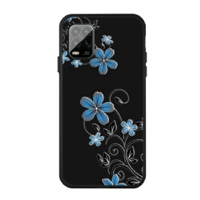 Cover Xiaomi Mi 10 Lite Blå Blomster