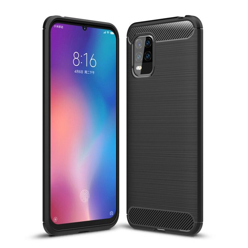 Cover Xiaomi Mi 10 Lite Børstet Kulfiber