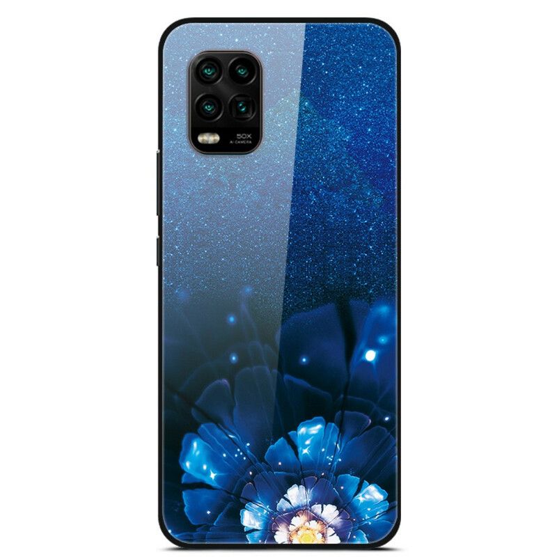 Cover Xiaomi Mi 10 Lite Fancy Blomster Af Hærdet Glas