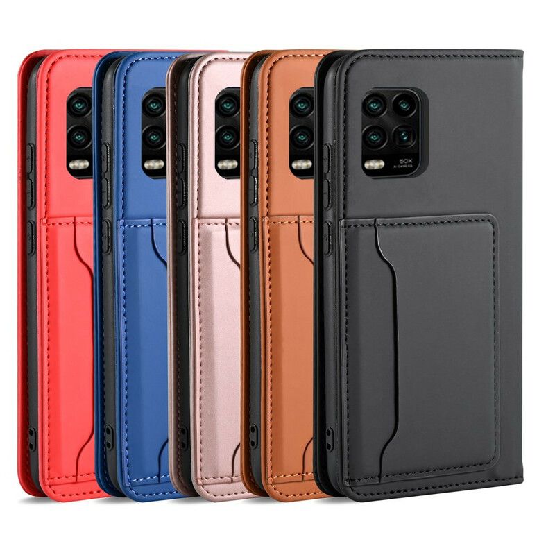 Cover Xiaomi Mi 10 Lite Flip Cover Støttekortholder