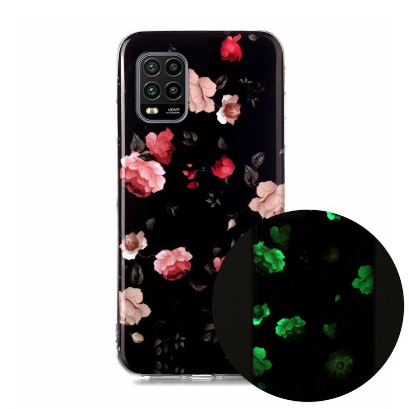 Cover Xiaomi Mi 10 Lite Floralies Fluorescerende