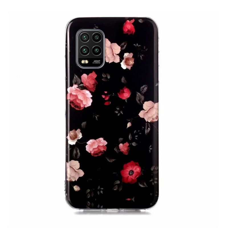 Cover Xiaomi Mi 10 Lite Floralies Fluorescerende