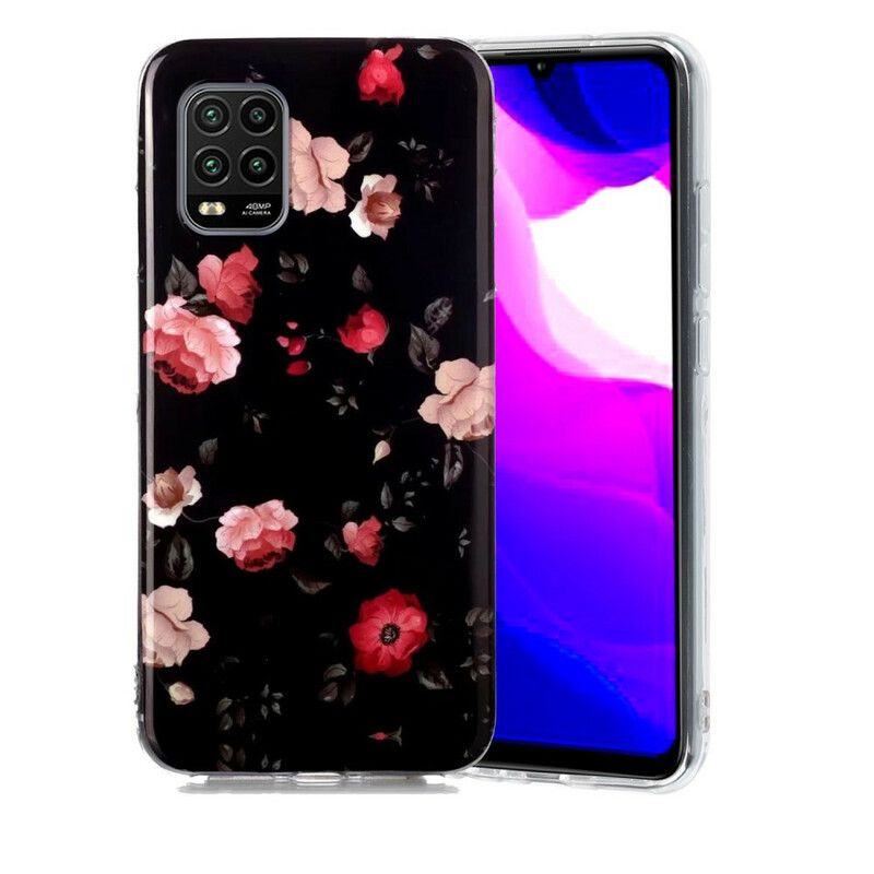 Cover Xiaomi Mi 10 Lite Floralies Fluorescerende