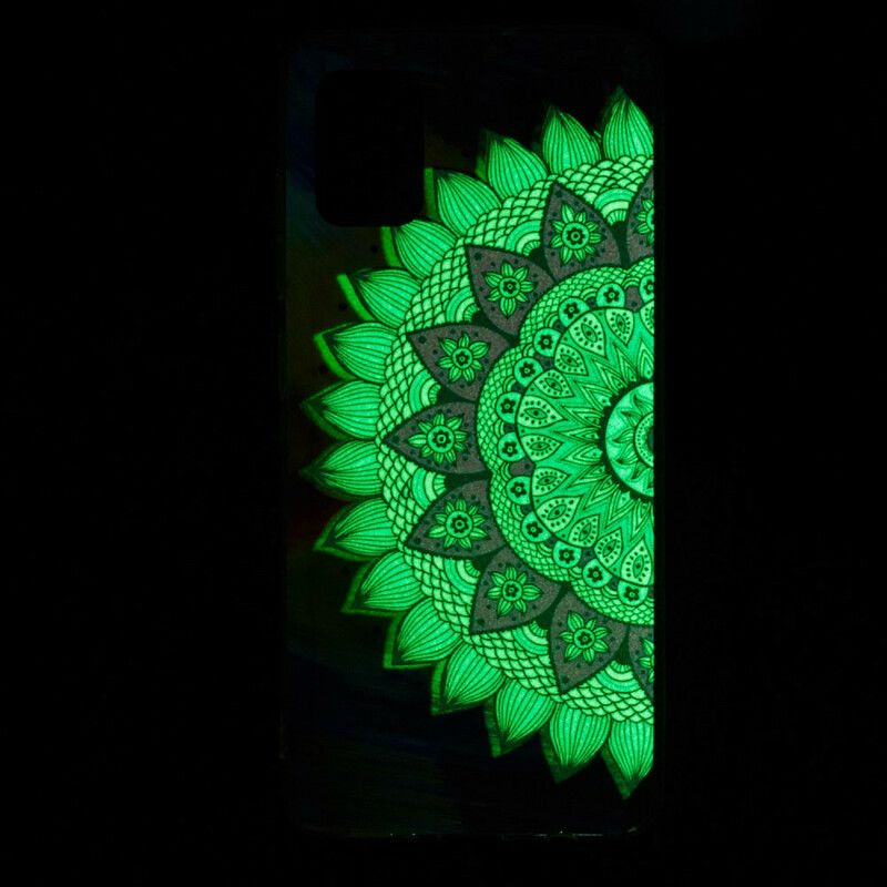 Cover Xiaomi Mi 10 Lite Fluorescerende Farverig Mandala