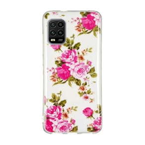 Cover Xiaomi Mi 10 Lite Fluorescerende Frihedsblomster