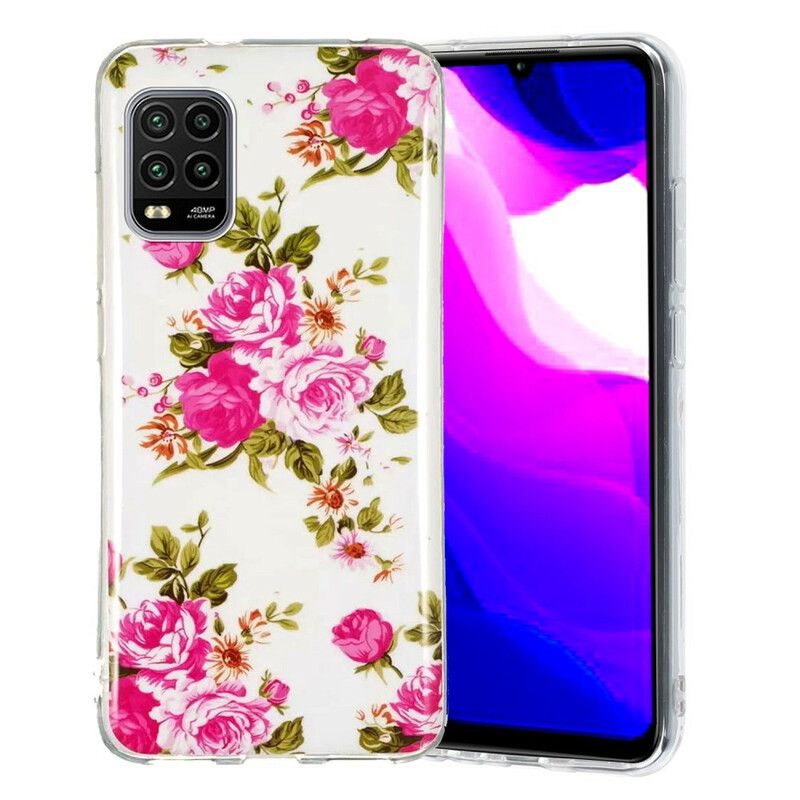 Cover Xiaomi Mi 10 Lite Fluorescerende Frihedsblomster