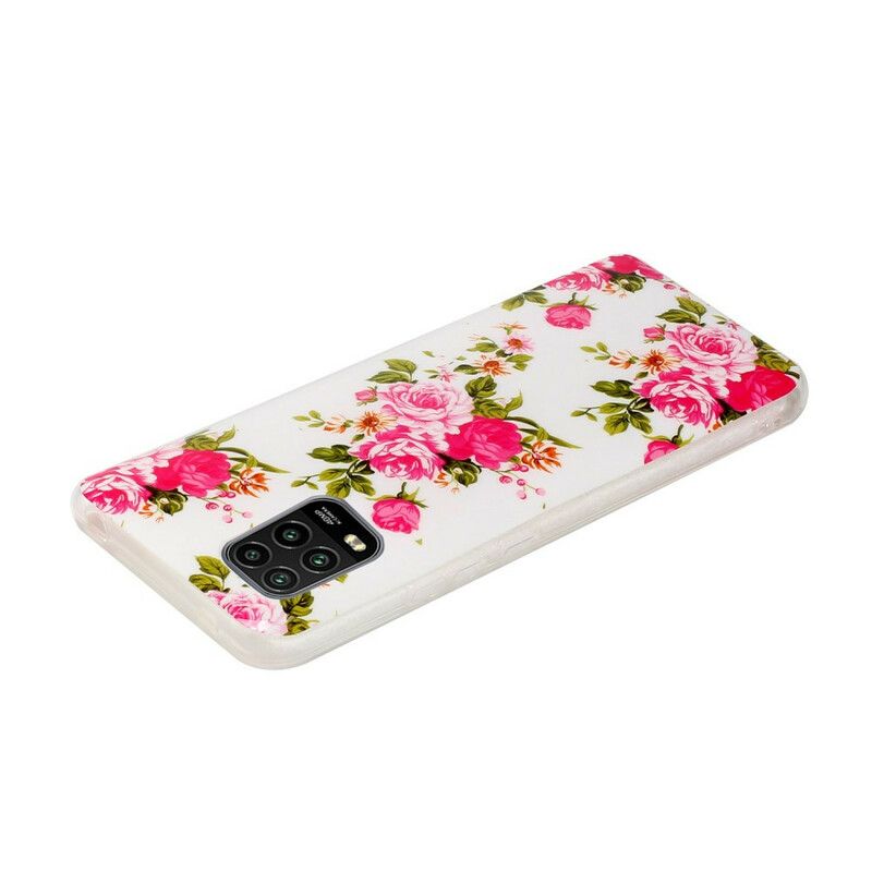 Cover Xiaomi Mi 10 Lite Fluorescerende Frihedsblomster