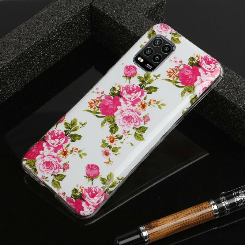 Cover Xiaomi Mi 10 Lite Fluorescerende Frihedsblomster