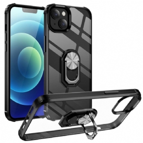 Cover iPhone 14 Plus Transparent Med Ring-support