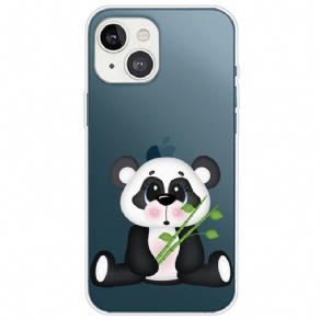 Cover iPhone 14 Plus Transparent Trist Panda