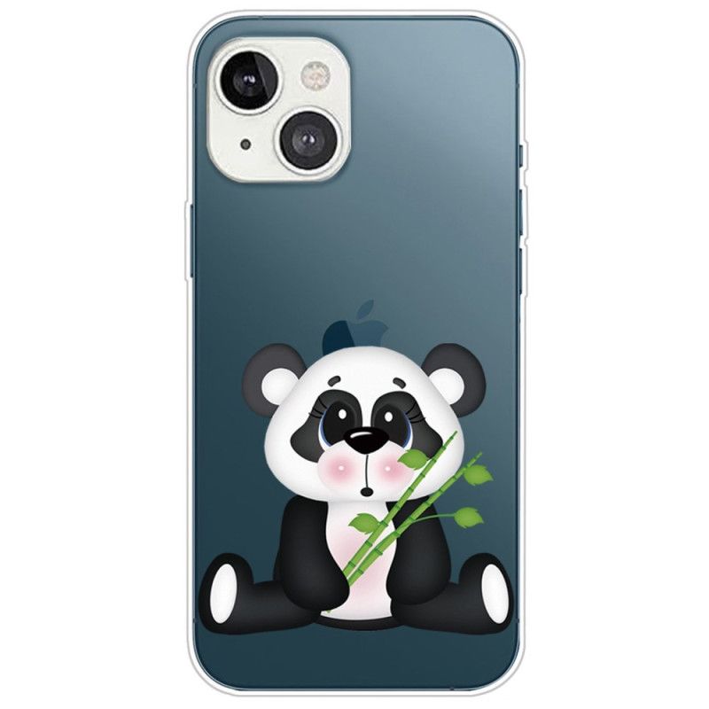 Cover iPhone 14 Plus Transparent Trist Panda