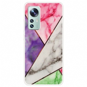 Cover Xiaomi 12 / 12X Decline Geometrisk Marmor