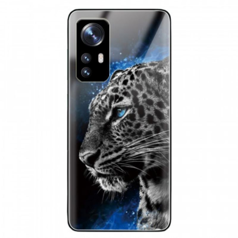 Cover Xiaomi 12 / 12X Feline Hoved Hærdet Glas