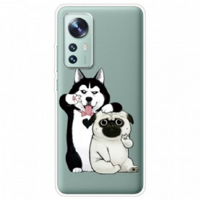 Cover Xiaomi 12 / 12X Sjove Hunde