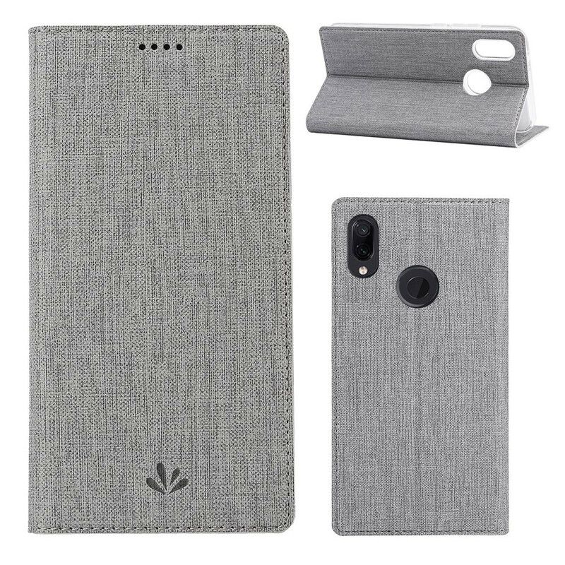 Cover Huawei Y7 2019 Flip Cover Tekstureret