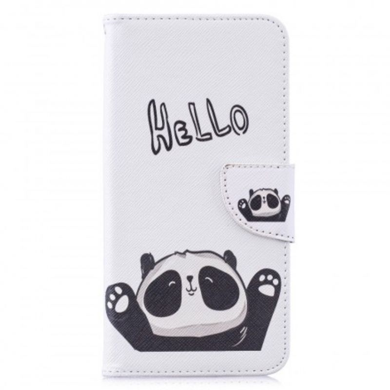 Flip Cover Huawei Y7 2019 Hej Panda