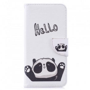 Flip Cover Huawei Y7 2019 Hej Panda